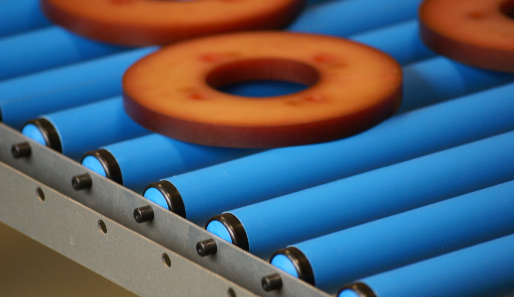 rolki transportowe z tworzywa z PCV