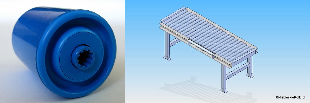 rolki transportowe podajniki rolkowe
